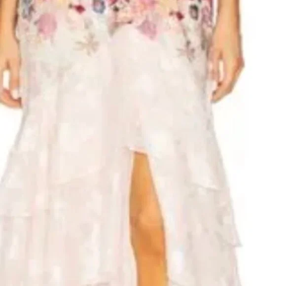 NWT ELLIATT Perla Maxi Dress in Floral Multi Pink White Formal Gown  M MSRP 315 - Picture 3 of 7